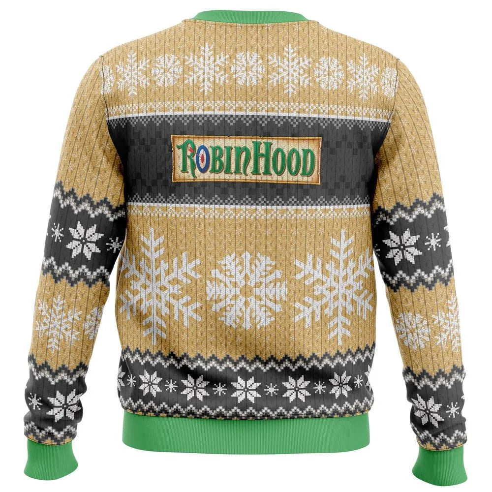 Share Your Blessings, Merry Men Ugly Christmas Sweater - Christmas Jumper (view 4)
