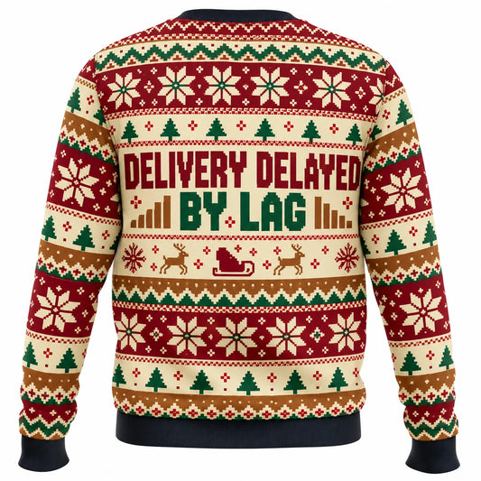Sleigh Bells High Ping Ugly Christmas Sweater - Christmas Jumper (back)