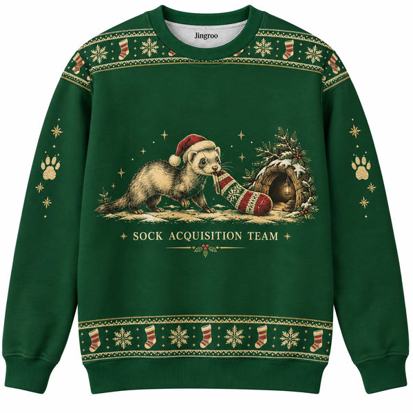 Sock Acquisition Team Ugly Christmas Sweater