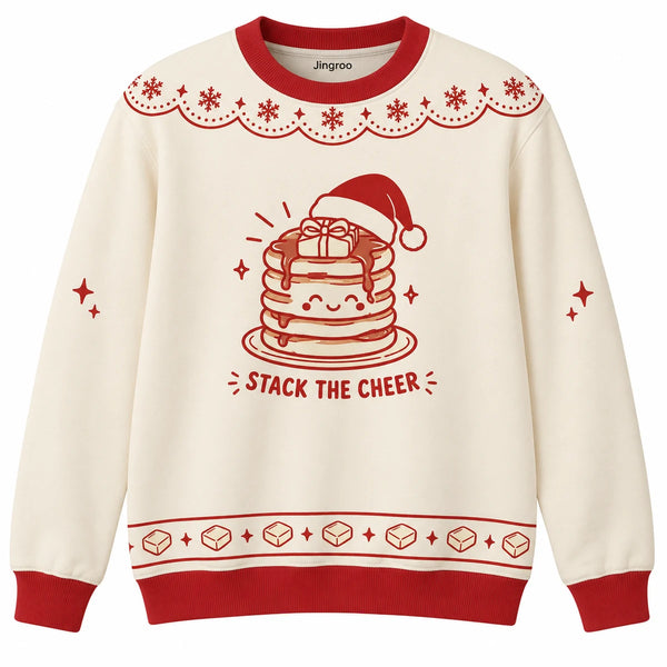 Stack the Cheer Ugly Christmas Sweater