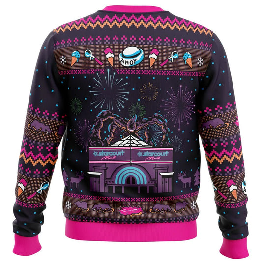 Strange Things Happen At Christmas Ugly Christmas Sweater - Christmas Jumper (back)