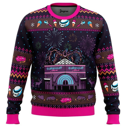 Strange Things Happen At Christmas Ugly Christmas Sweater - Christmas Jumper (front)