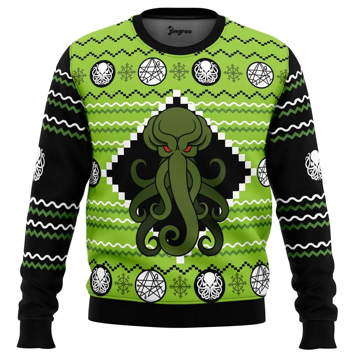 Tentacle Tidings Ugly Christmas Sweater - Christmas Jumper (view 1)