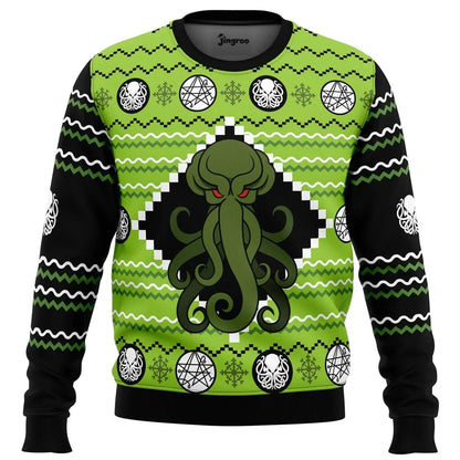 Tentacle Tidings Ugly Christmas Sweater - Christmas Jumper (view 1)