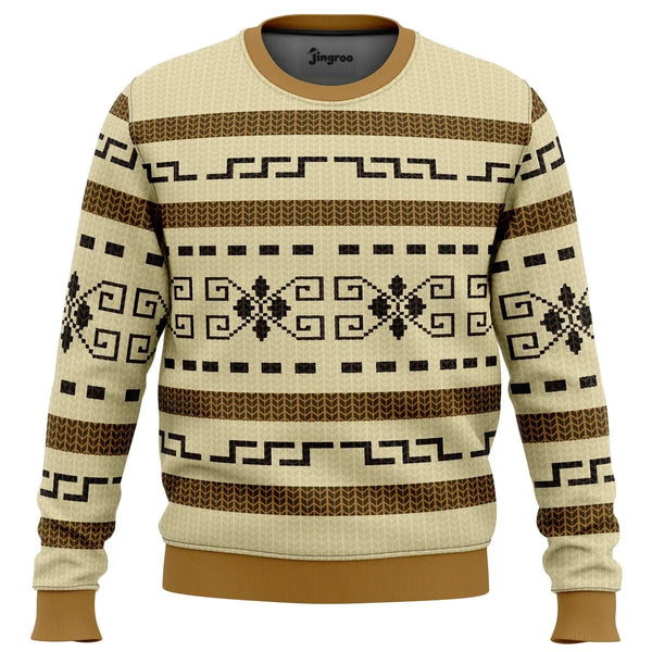 The Dude's Cardigan Ugly Christmas Sweater