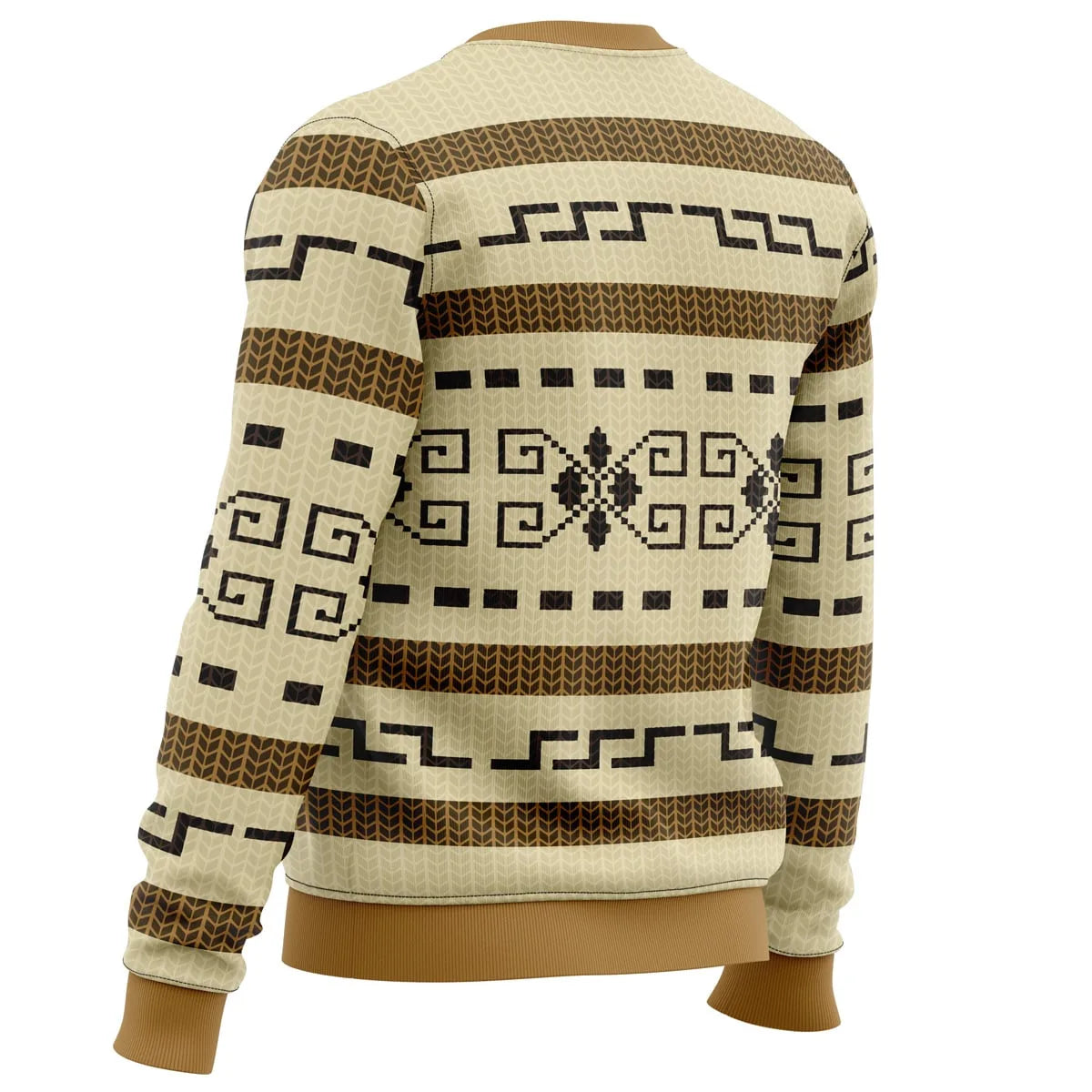 The Dude's Cardigan Ugly Christmas Sweater - Christmas Jumper (view 3)