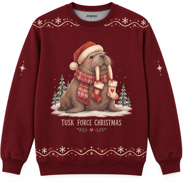 Tusk Force Christmas Ugly Christmas Sweater