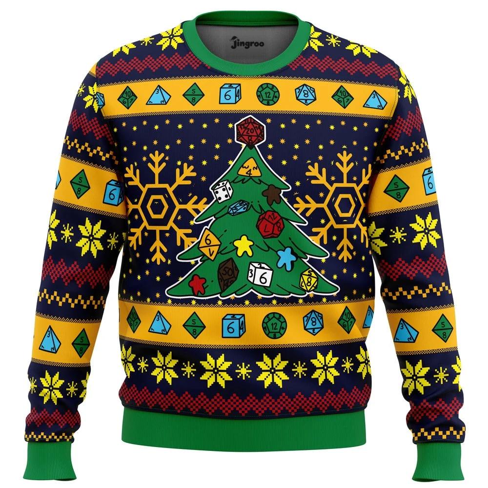Ugly RPG Christmas Ugly Christmas Sweater - Christmas Jumper (front)