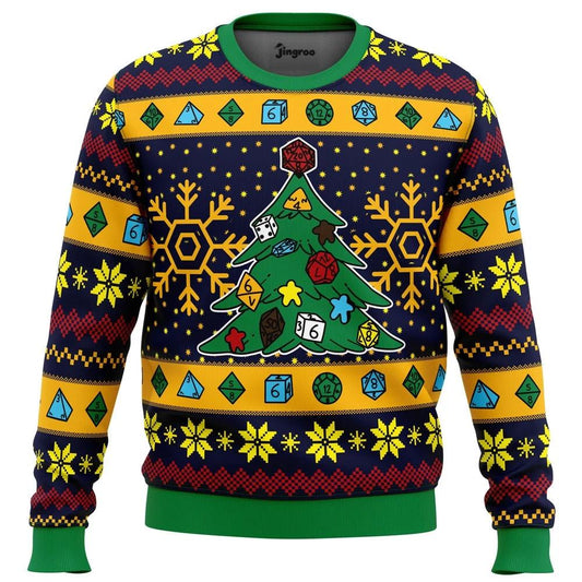 Ugly RPG Christmas Ugly Christmas Sweater - Christmas Jumper (front)