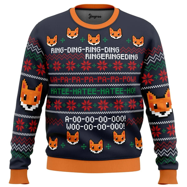 What Does The Fox Say? Ugly Christmas Sweater