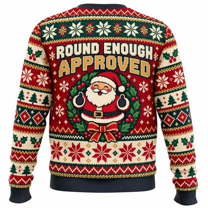 Wreath Inspector Ugly Christmas Sweater - Christmas Jumper (back)