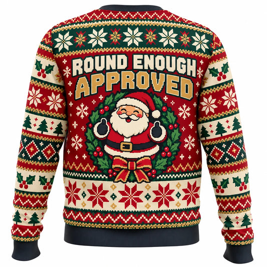 Wreath Inspector Ugly Christmas Sweater - Christmas Jumper (back)