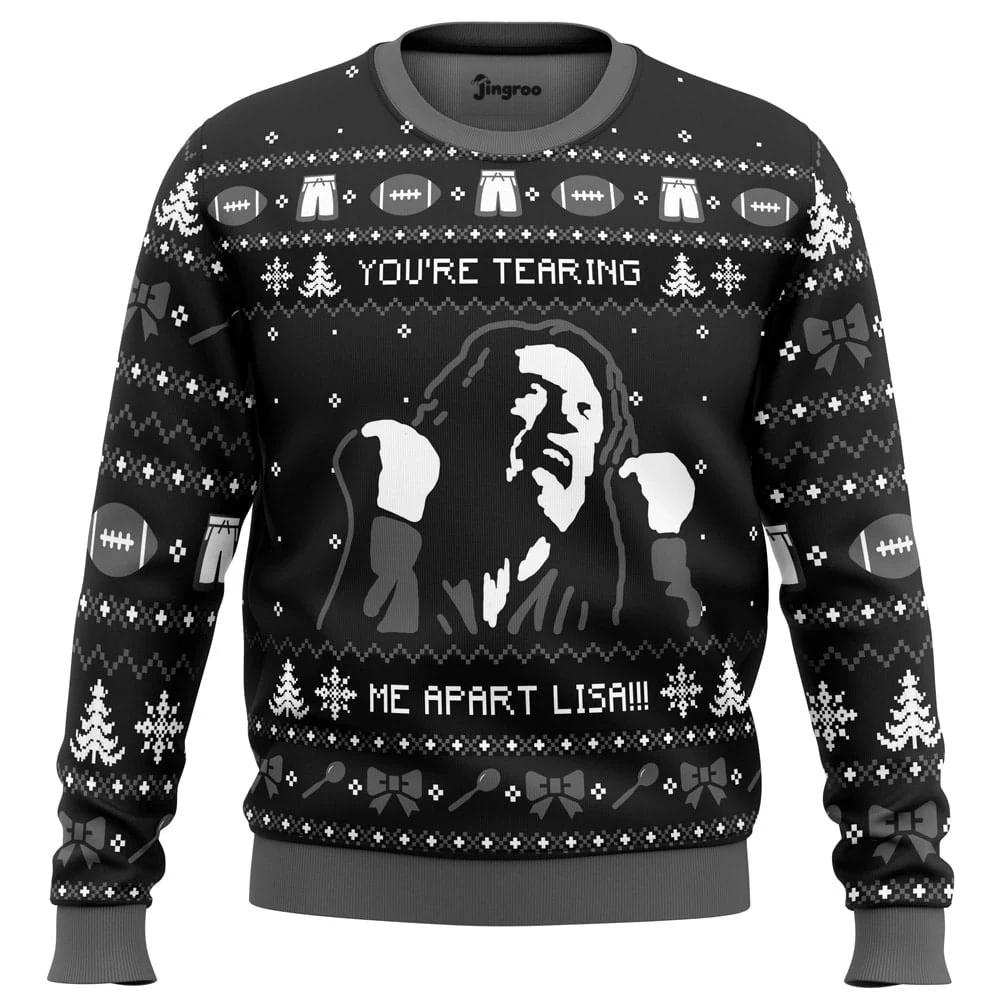 You're Tearing Me Apart, Santa Ugly Christmas Sweater - Christmas Jumper (front)