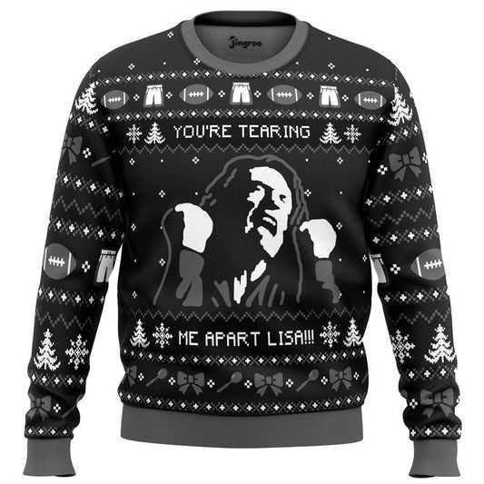 You're Tearing Me Apart, Santa Ugly Christmas Sweater - Christmas Jumper (front)